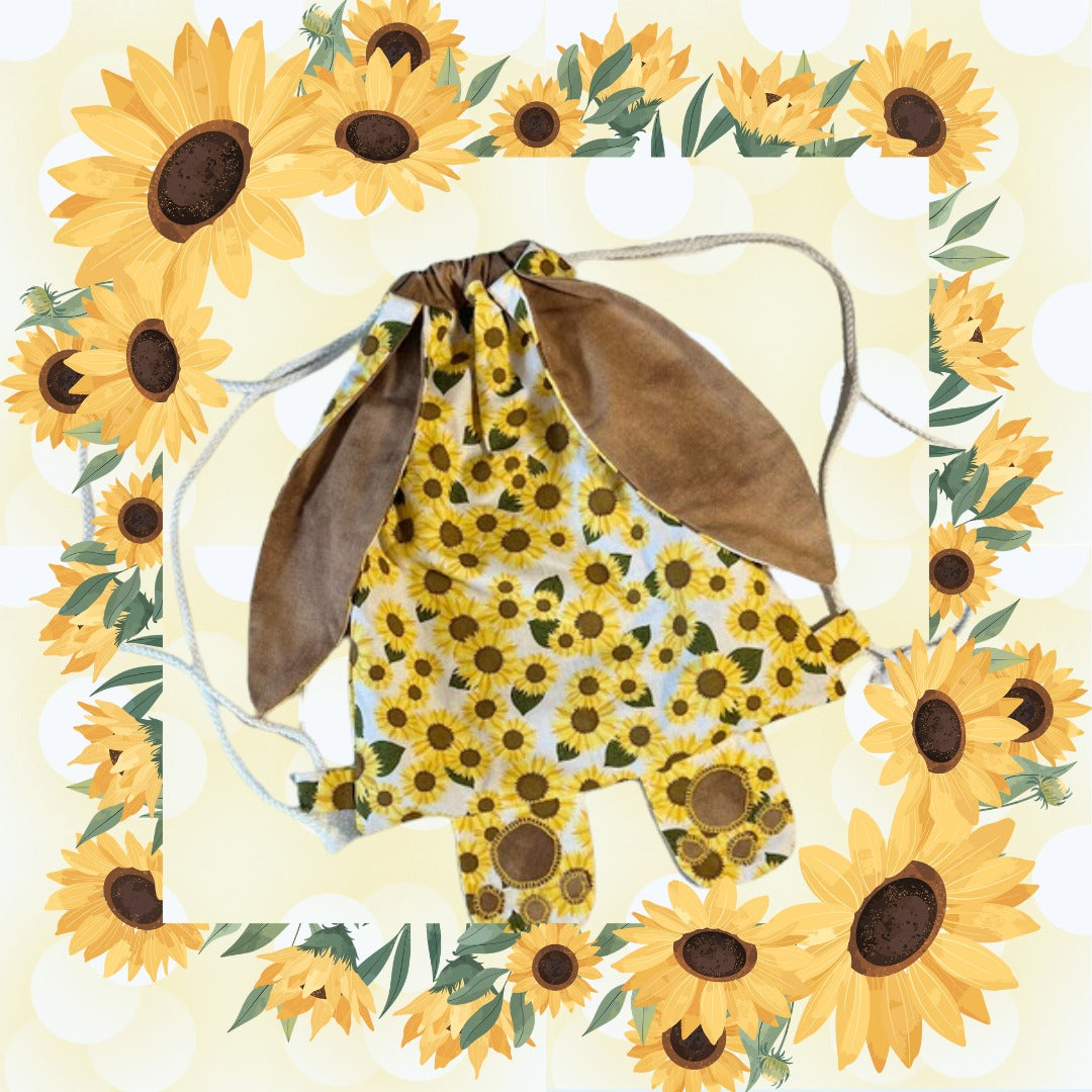 RTS Sunflower Bunny Drawstring Bag