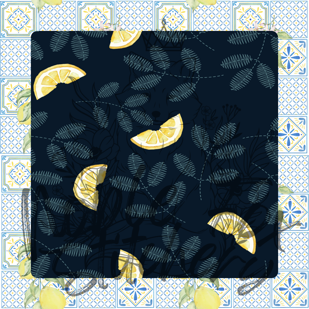 Embroidered Lemons 1/2 Yard Bundle (All Patterns)