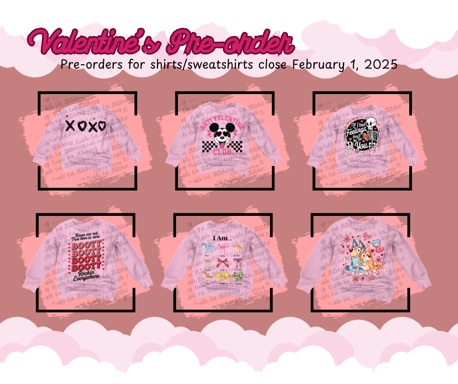 PRE-ORDER Valentine's Adult Shirt/Sweatshirt