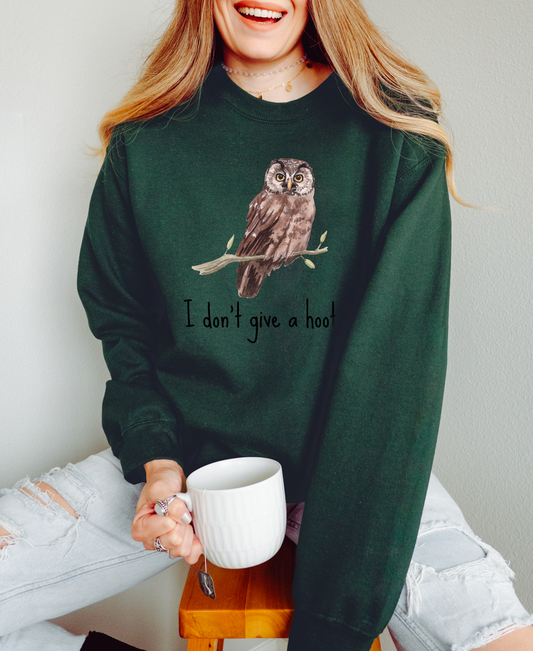 I Don't Give a Hoot Owl Sweatshirt/Tee