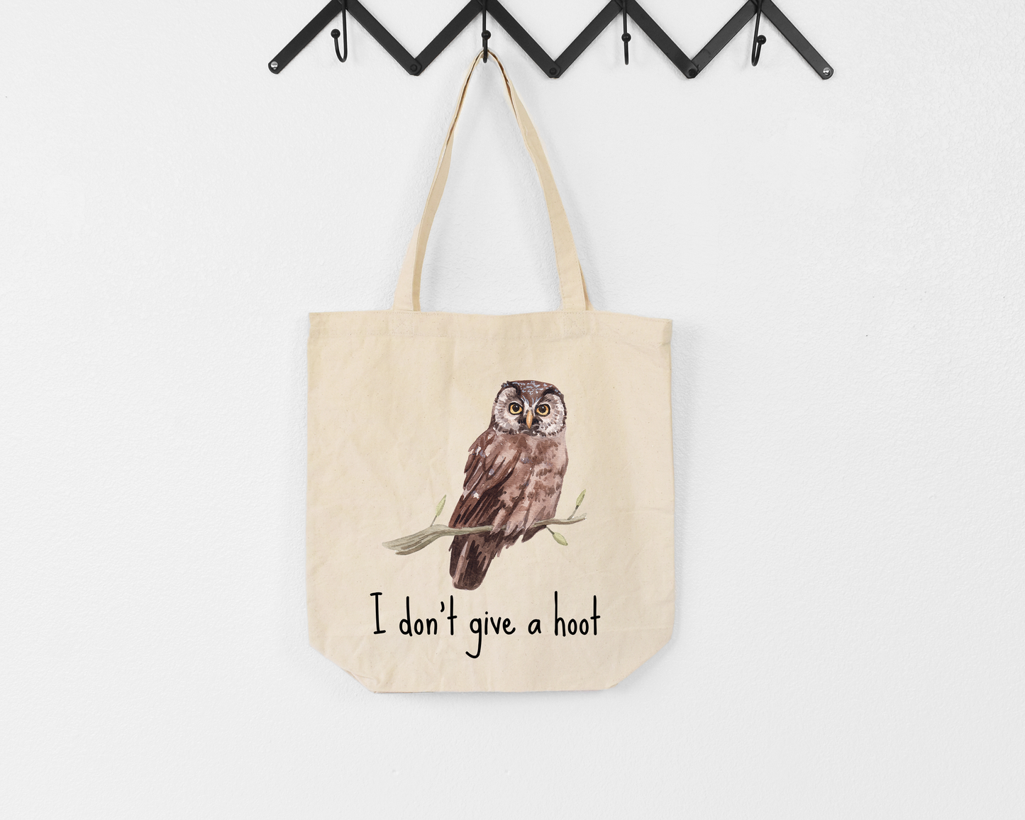 I Don't Give a Hoot Tote Bag