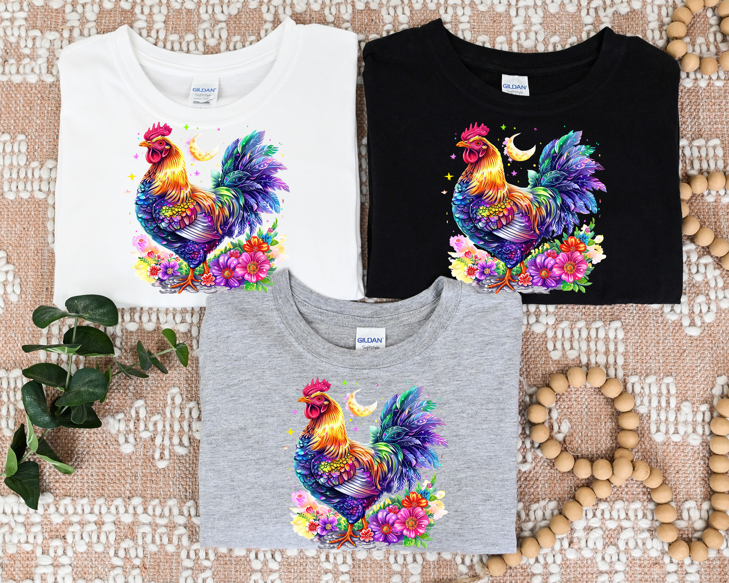 Neon Chicken Sweatshirt/Tee