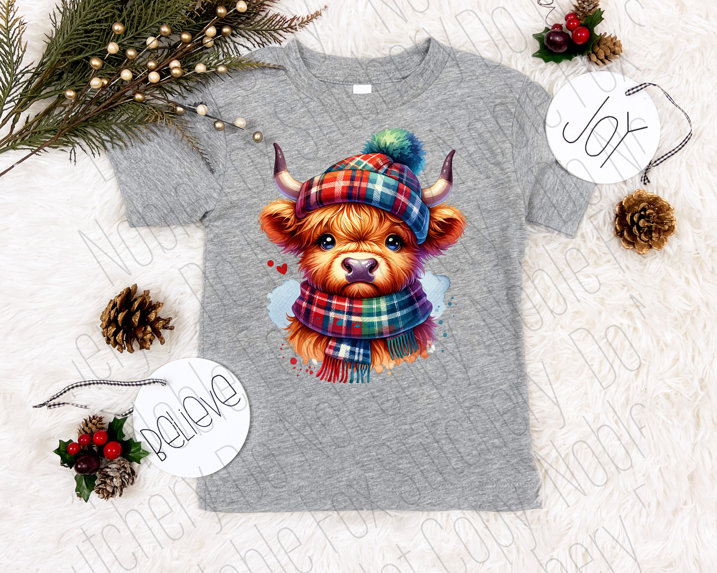 Baby Scottish Cow - Children's Shirt