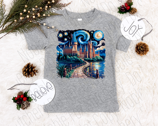 Van Gogh Hogwarts - Children's Shirt