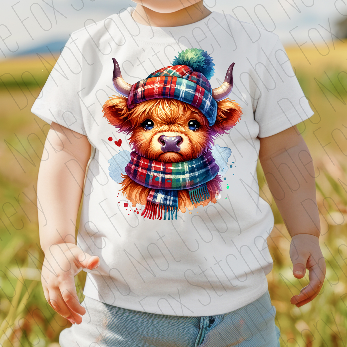 Baby Scottish Cow - Children's Shirt